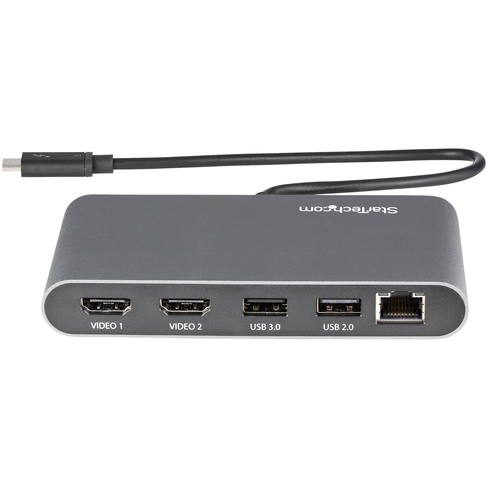 StarTech.com Dockingstation – Thunderbolt 3, 2× HDMI, 2× USB-A, GbE, für Windows/Mac