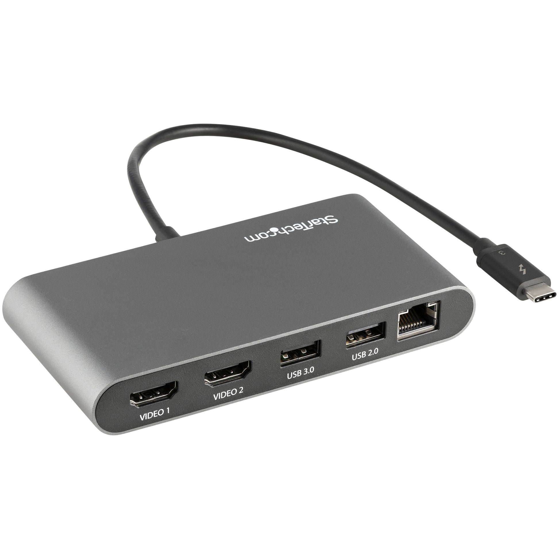 StarTech.com Dockingstation – Thunderbolt 3, 2× HDMI, 2× USB-A, GbE, für Windows/Mac