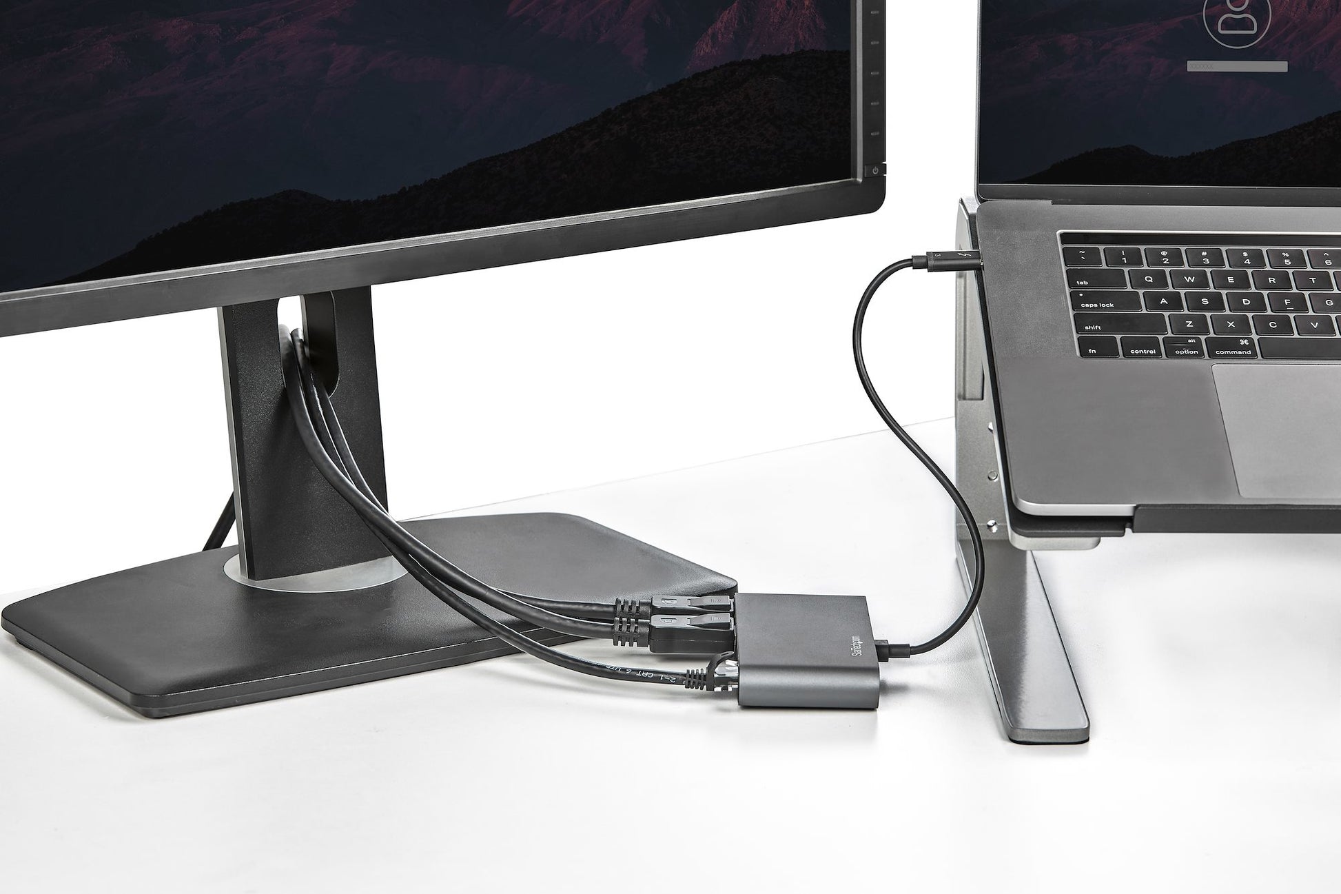 StarTech.com Mini Dockingstation – Thunderbolt 3, 2× DP, 1× USB-A, GbE, für Windows/Mac