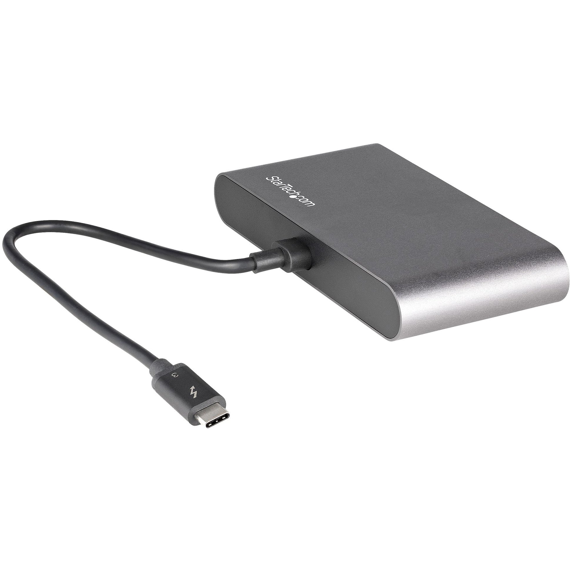 StarTech.com Mini Dockingstation – Thunderbolt 3, 2× DP, 1× USB-A, GbE, für Windows/Mac
