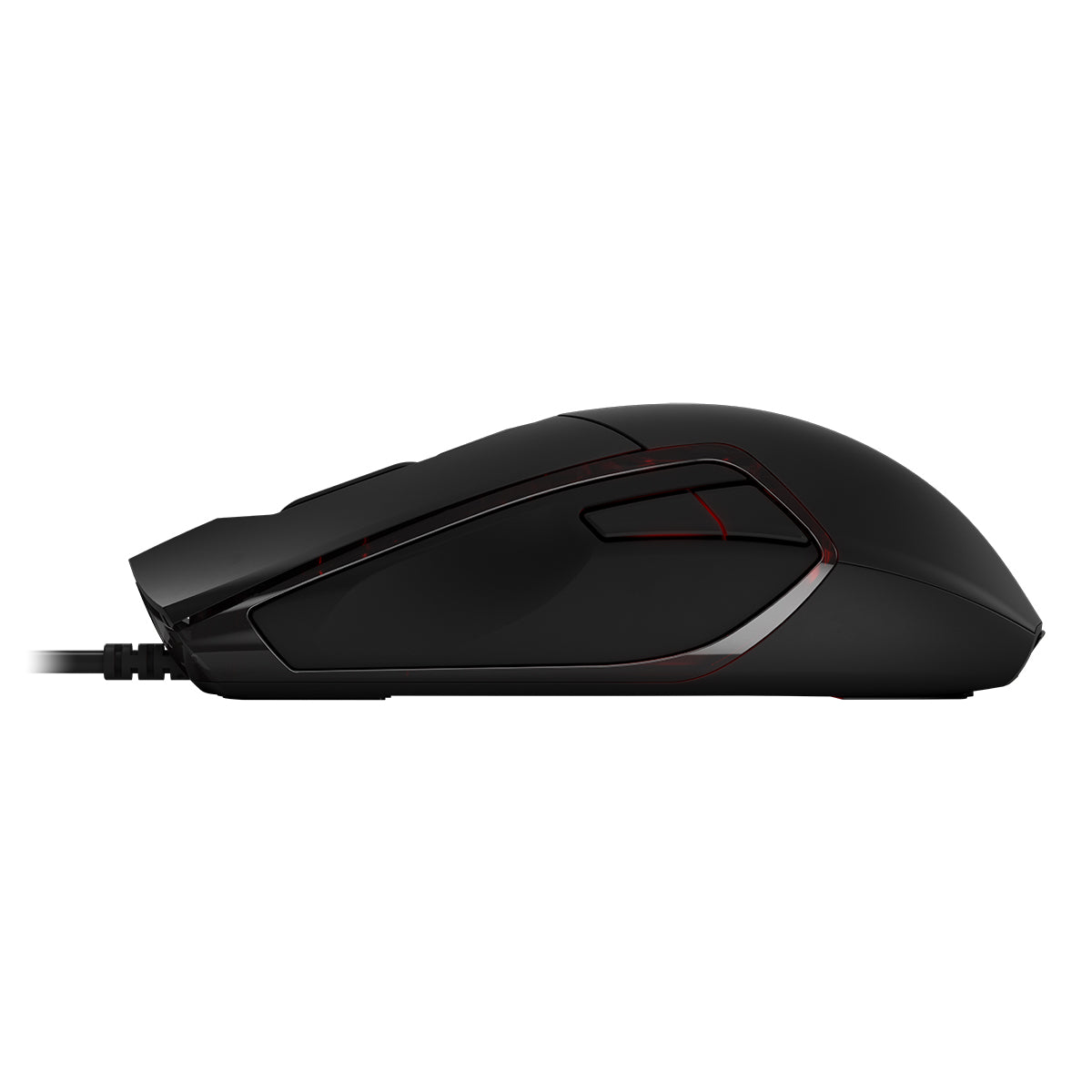 CHERRY MC 3.1 – Gaming-Maus – Kabelgebunden (USB‑A), 5000 DPI, RGB-Beleuchtung, beidhändig, Schwarz