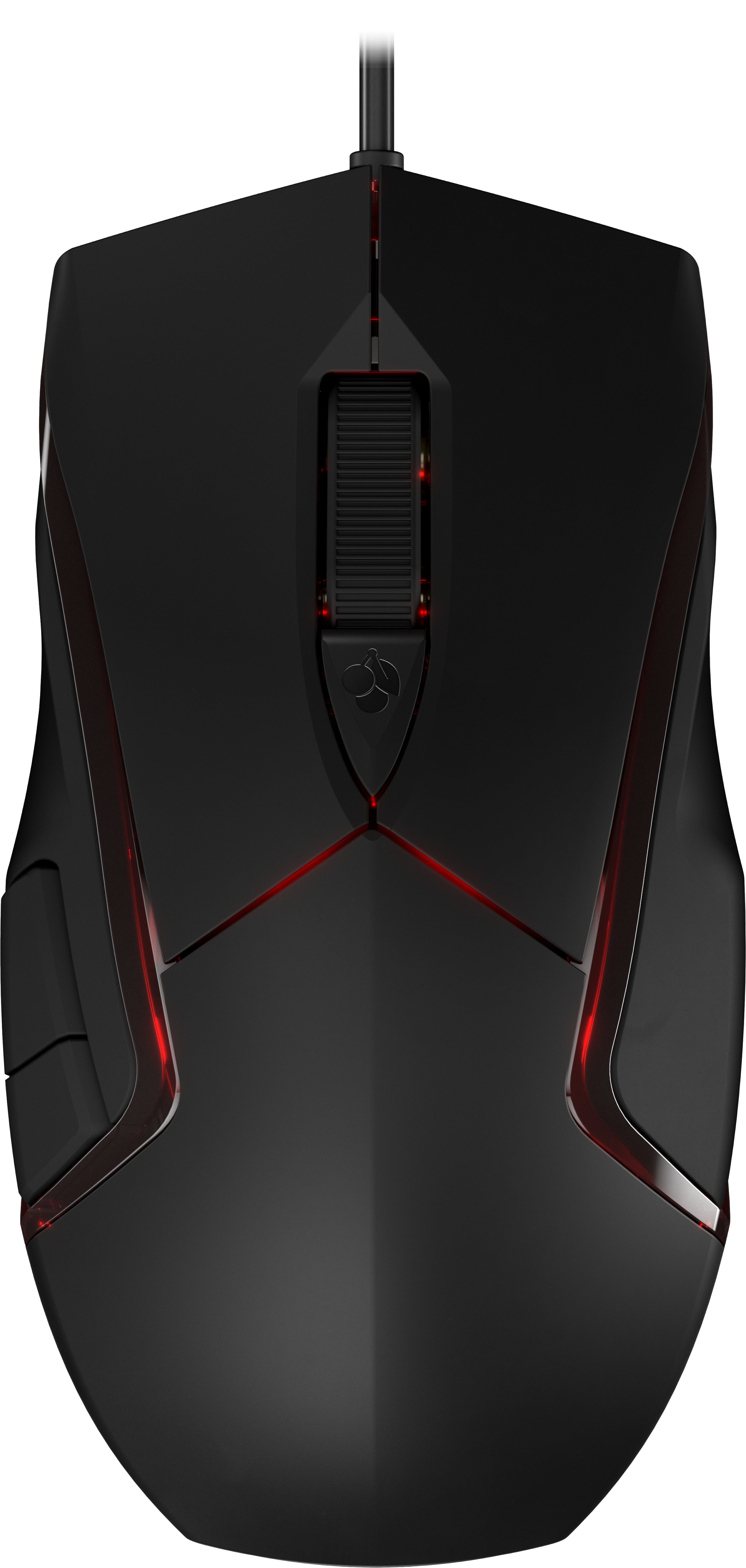 CHERRY MC 3.1 – Gaming-Maus – Kabelgebunden (USB‑A), 5000 DPI, RGB-Beleuchtung, beidhändig, Schwarz