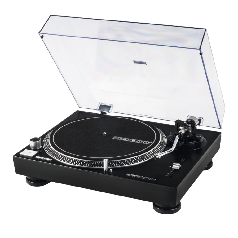 Reloop RP-2000 USB MKII – Plattenspieler (Direktantrieb), Phono-Vorverstärker, 33⅓/45 U/min – Schwarz