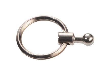 TROIKA Schlüsselring Patent Ersatzring – Metall, Schwarz