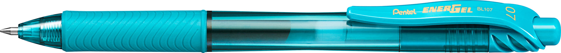 Pentel EnerGel X Gelschreiber, Druckmechanik – türkis, Spitze 0,7 mm, schnelltrocknend, nachfüllbar