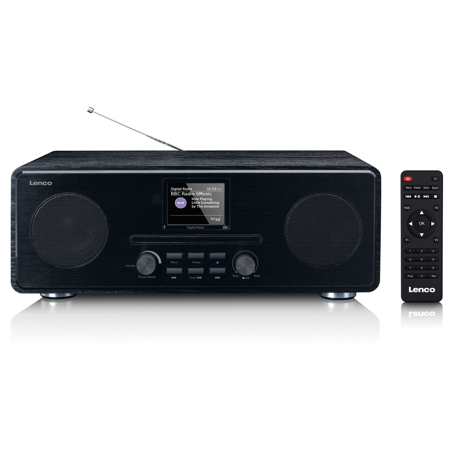Lenco DAR-061 – DAB+/UKW-Tischradio, Bluetooth, CD – Schwarz