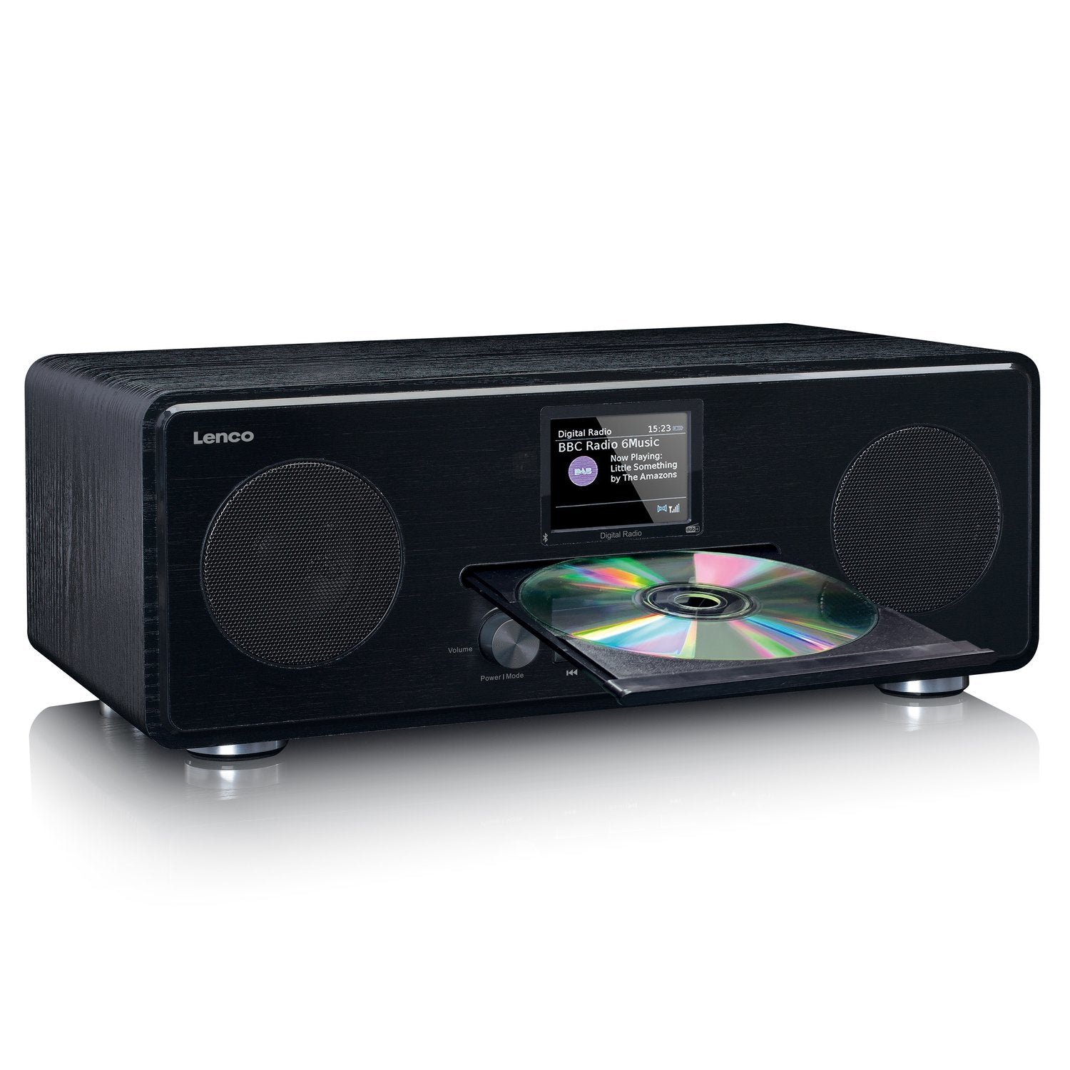 Lenco DAR-061 – DAB+/UKW-Tischradio, Bluetooth, CD – Schwarz