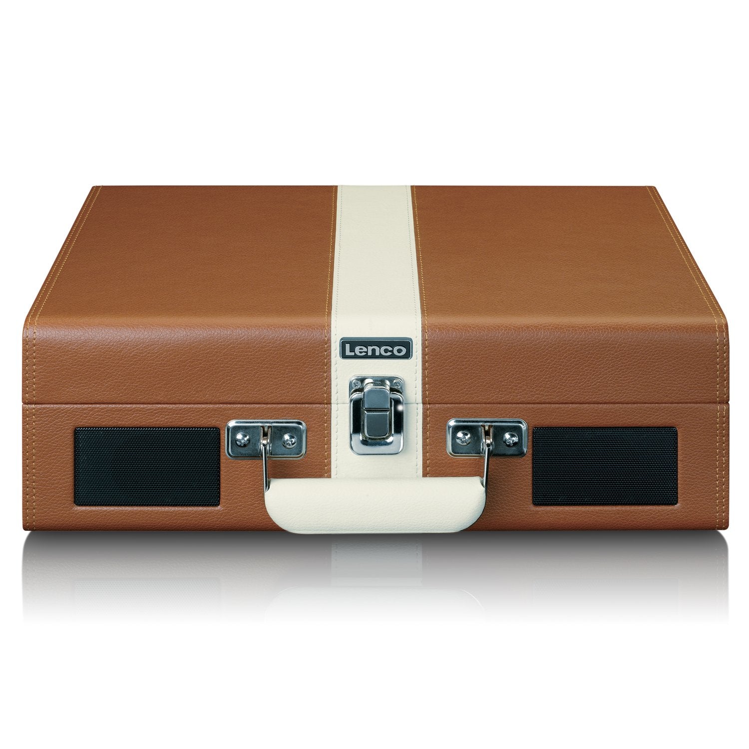 Lenco TT-120 – Plattenspieler (Riemenantrieb), Bluetooth, 33⅓/45/78 U/min – Braun