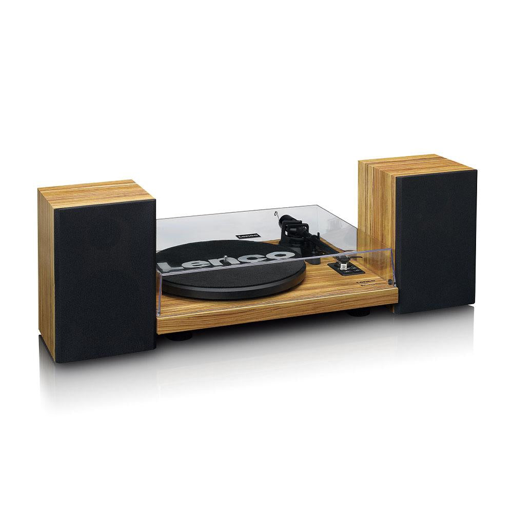 Lenco LS-500 – Plattenspieler (Riemenantrieb), Phono-Vorverstärker, Bluetooth, 33⅓/45 U/min – Holz