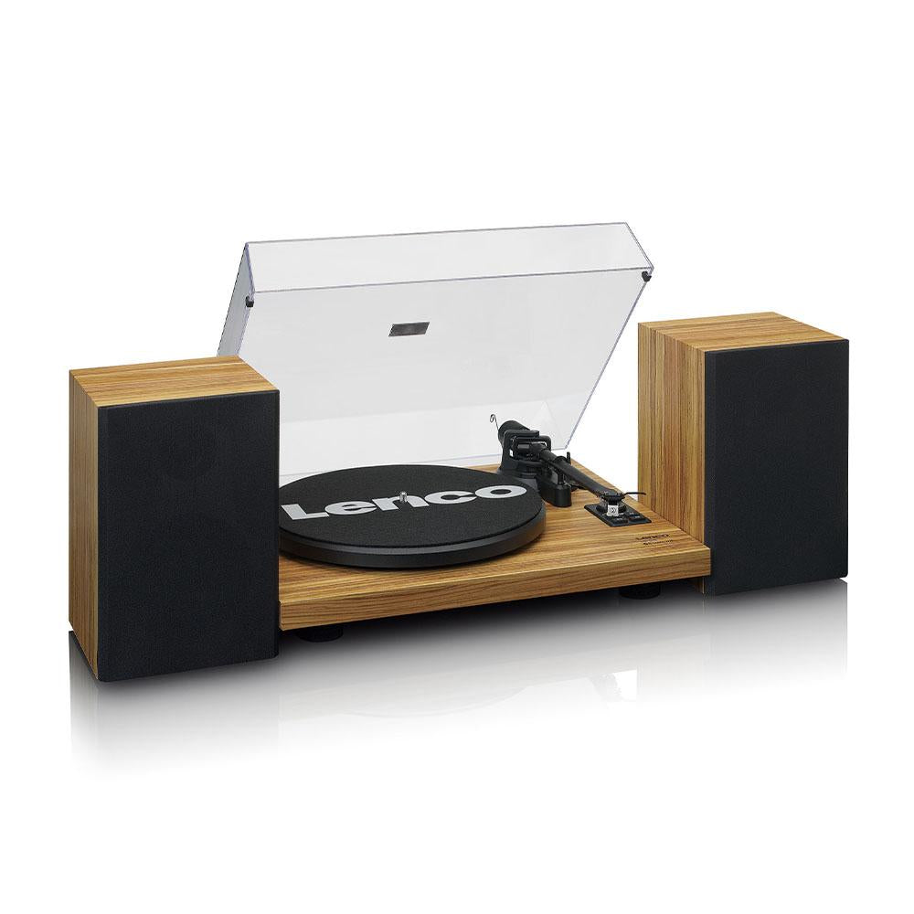Lenco LS-500 – Plattenspieler (Riemenantrieb), Phono-Vorverstärker, Bluetooth, 33⅓/45 U/min – Holz