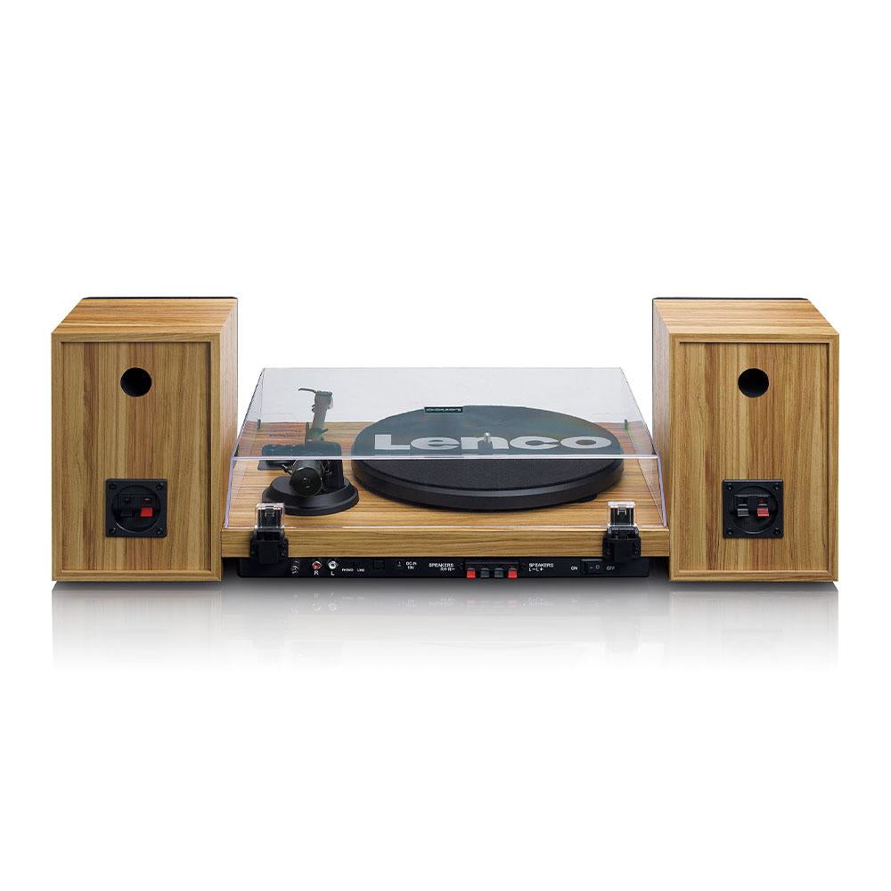 Lenco LS-500 – Plattenspieler (Riemenantrieb), Phono-Vorverstärker, Bluetooth, 33⅓/45 U/min – Holz