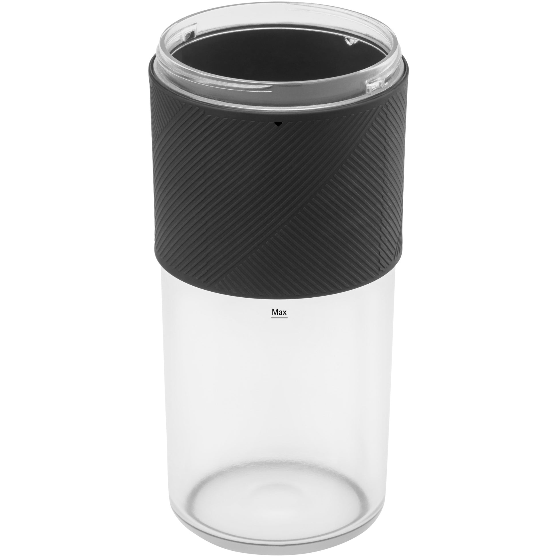 WMF Smoothie-Mixer KITCHENminis 0416700011 – 300 ml, 50 W, Akku – schwarz/edelstahl/transparent