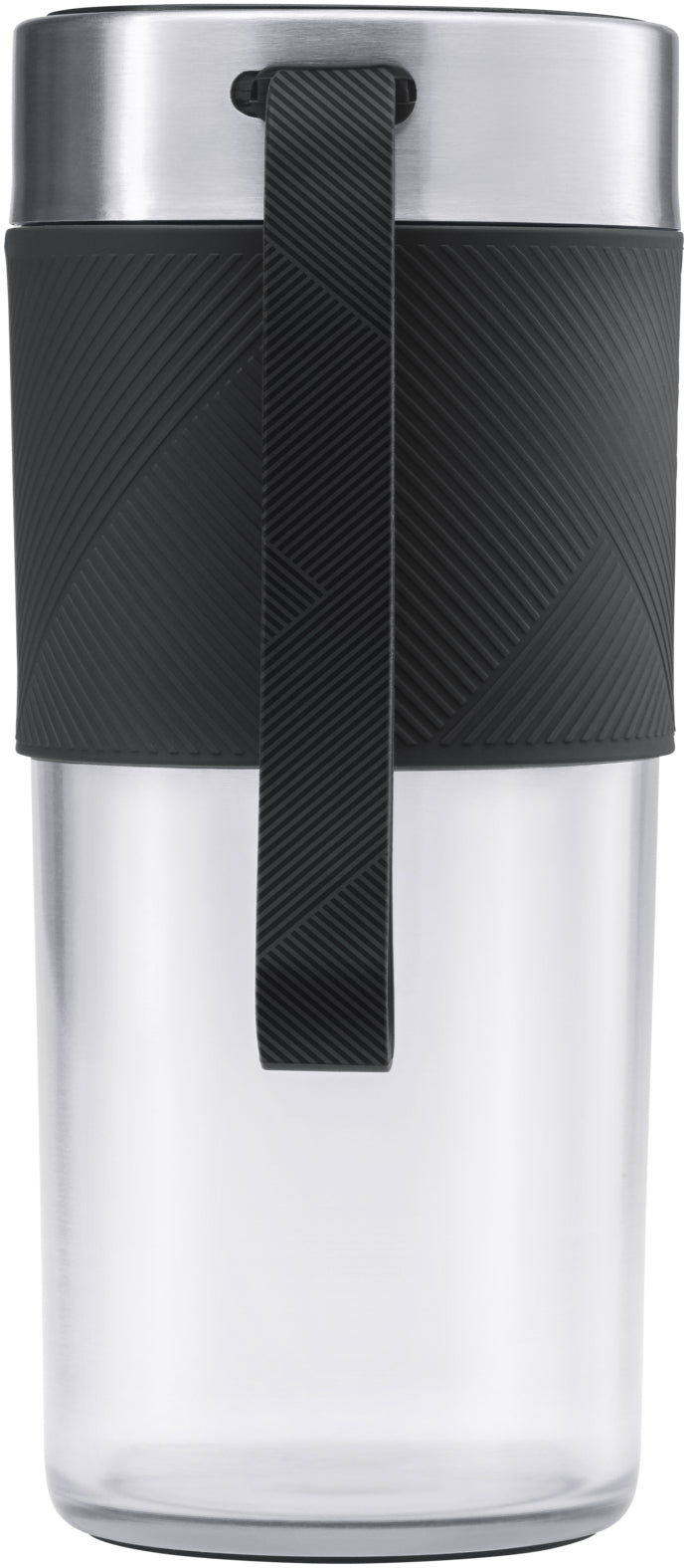 WMF Smoothie-Mixer KITCHENminis 0416700011 – 300 ml, 50 W, Akku – schwarz/edelstahl/transparent