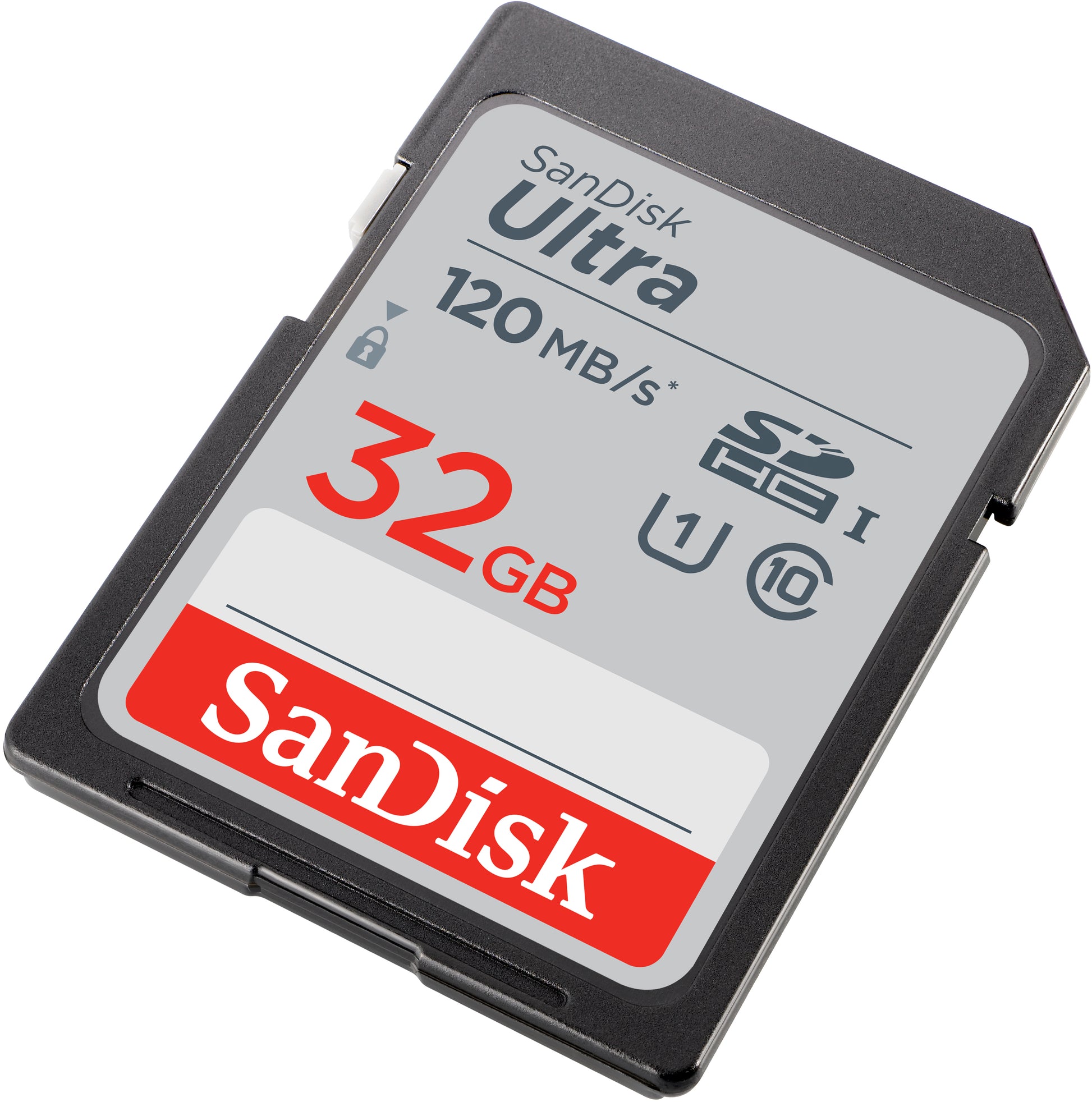 SanDisk Ultra Speichergerät – 32 GB, SDHC, 120 MB/s