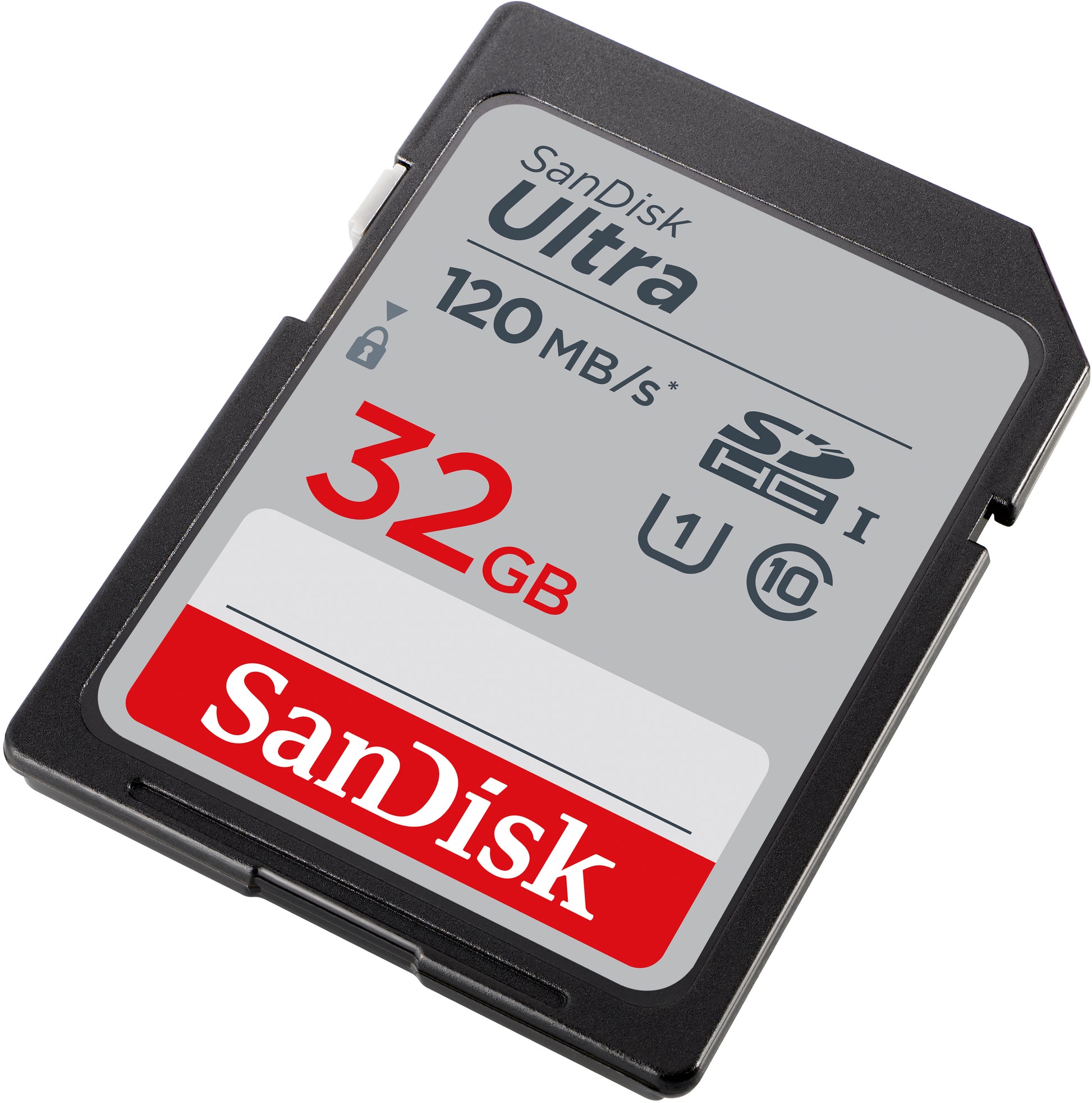 SanDisk Ultra Speichergerät – 32 GB, SDHC, 120 MB/s