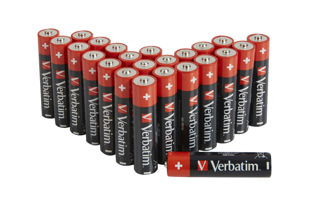 Verbatim AAA Batterien, Alkaline, 1,5 V – 24 Stk.