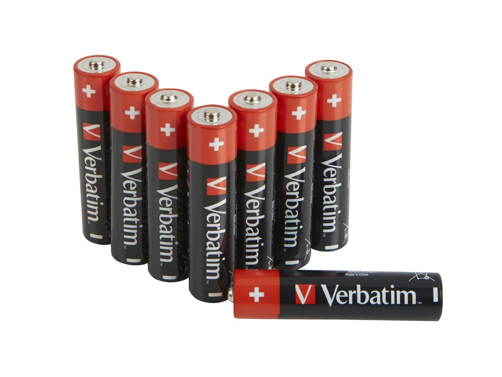 Verbatim AAA Batterien, Alkaline, 1,5 V – 8 Stk.