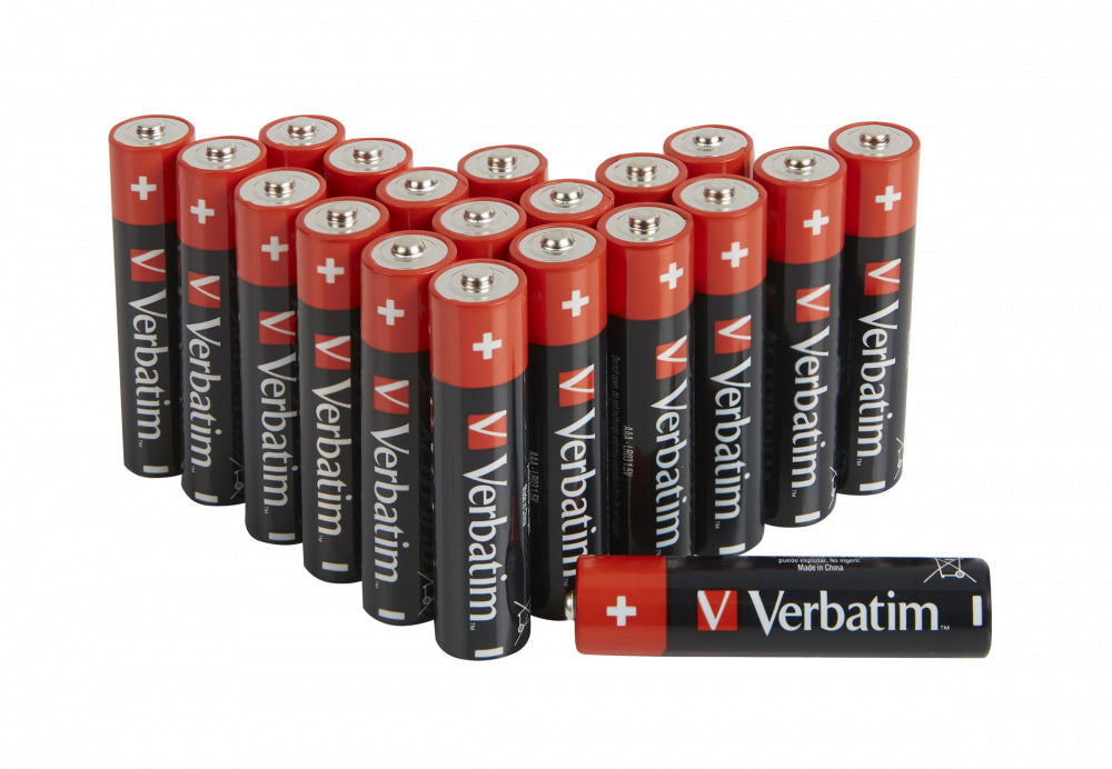 Verbatim AAA Batterien, Alkaline, 1.5 V – 20 Stk.