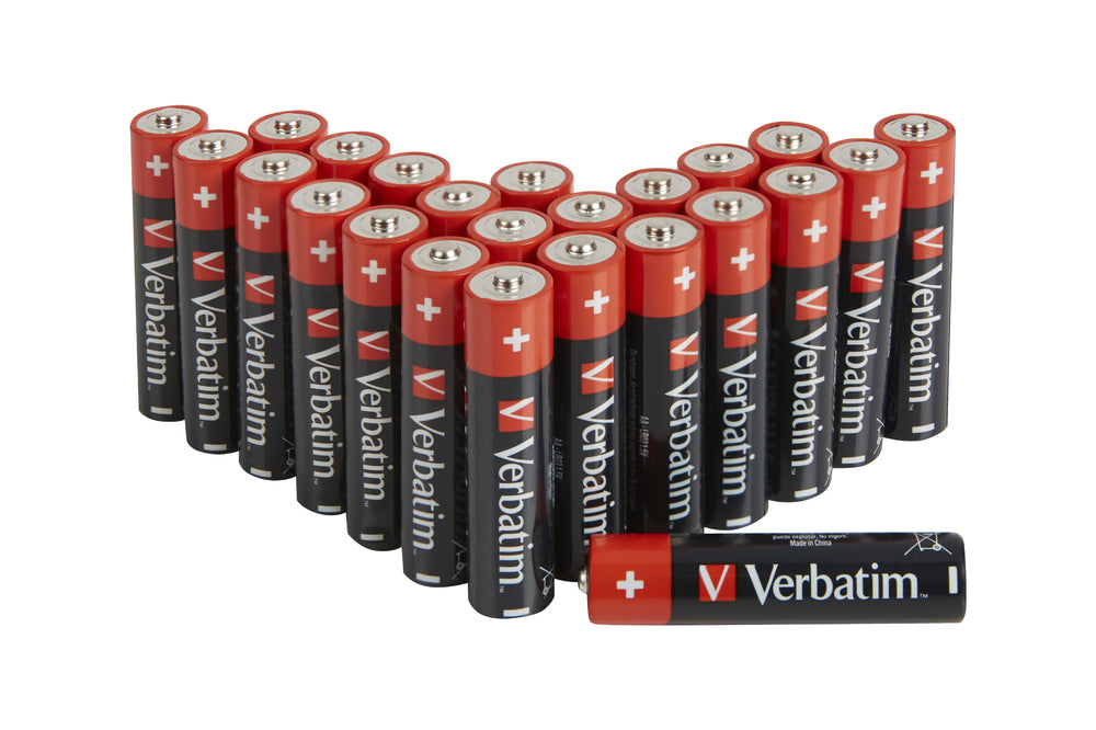 Verbatim AA Batterien, Alkaline, 1,5 V – 24 Stk.