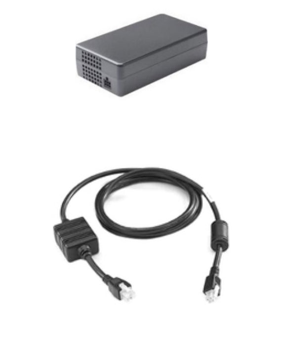 Zebra EC50/EC55 Ladestation – 108 W, 4 Ladeplätze, mit Verriegelung – für EC50, EC55
