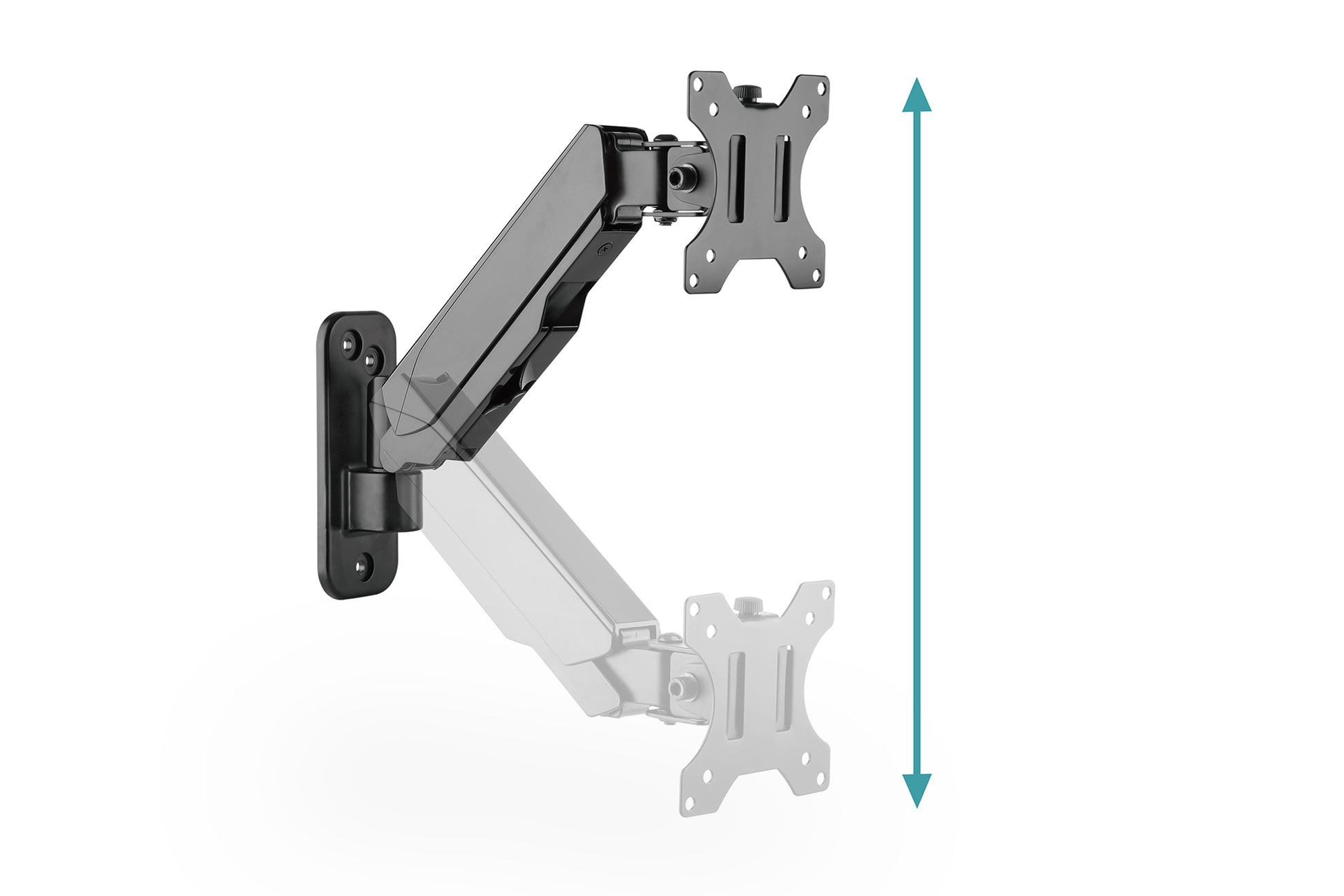 Digitus Wandhalterung, bis 32", 8 kg, Gasfeder