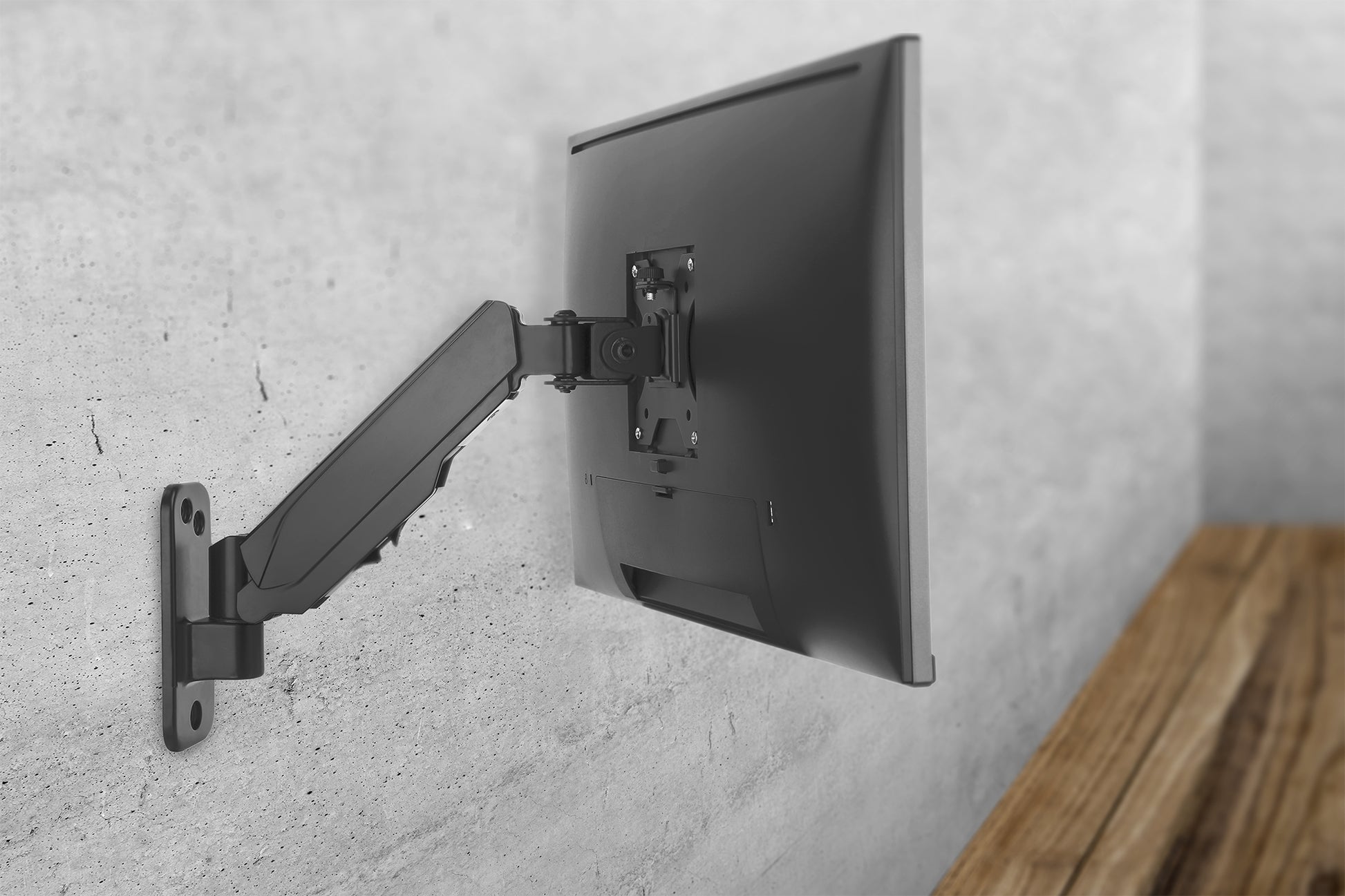 Digitus Wandhalterung, bis 32", 8 kg, Gasfeder