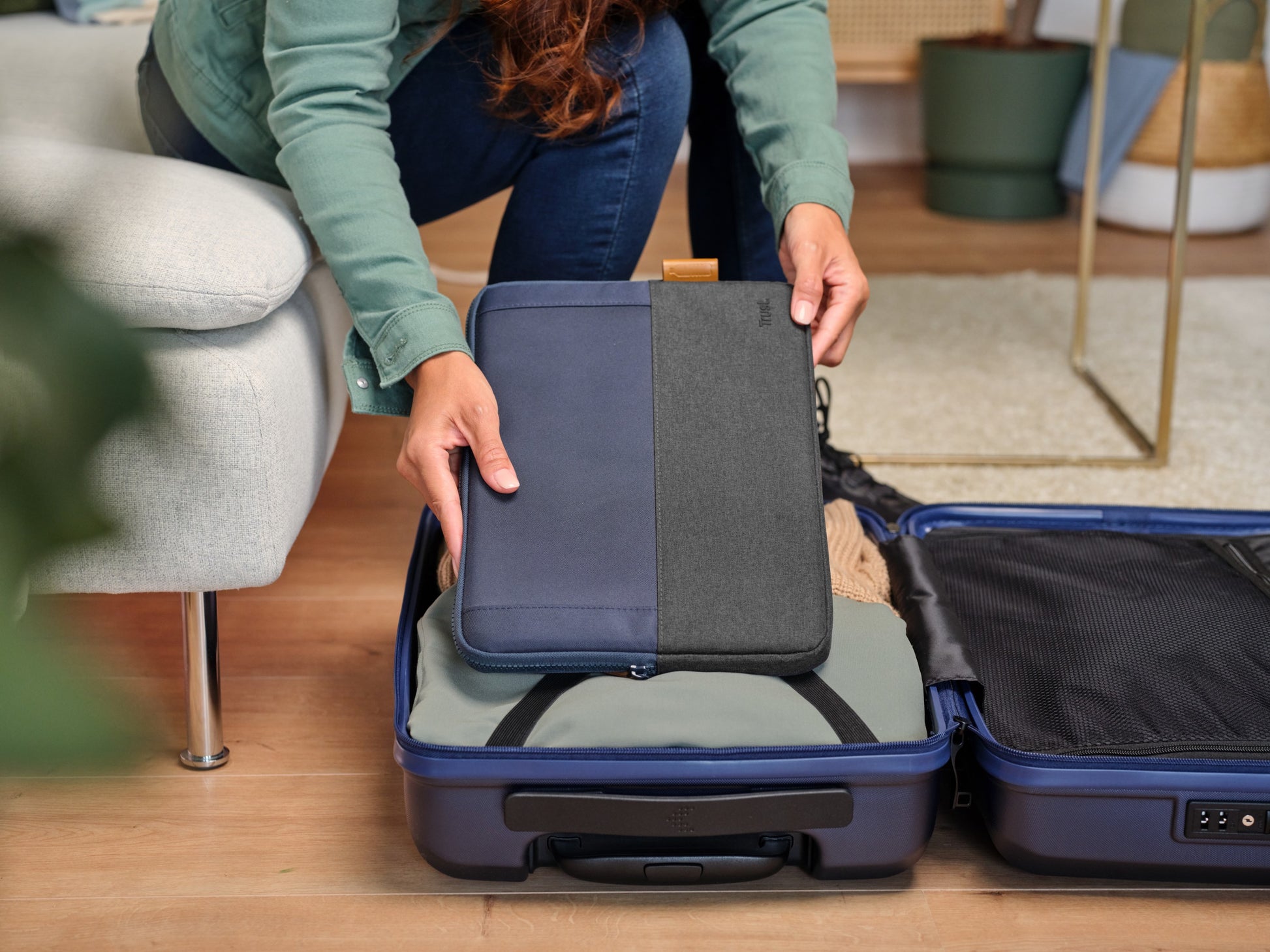 Trust Notebook-Schutzhülle für 13,3" Notebooks – Blau