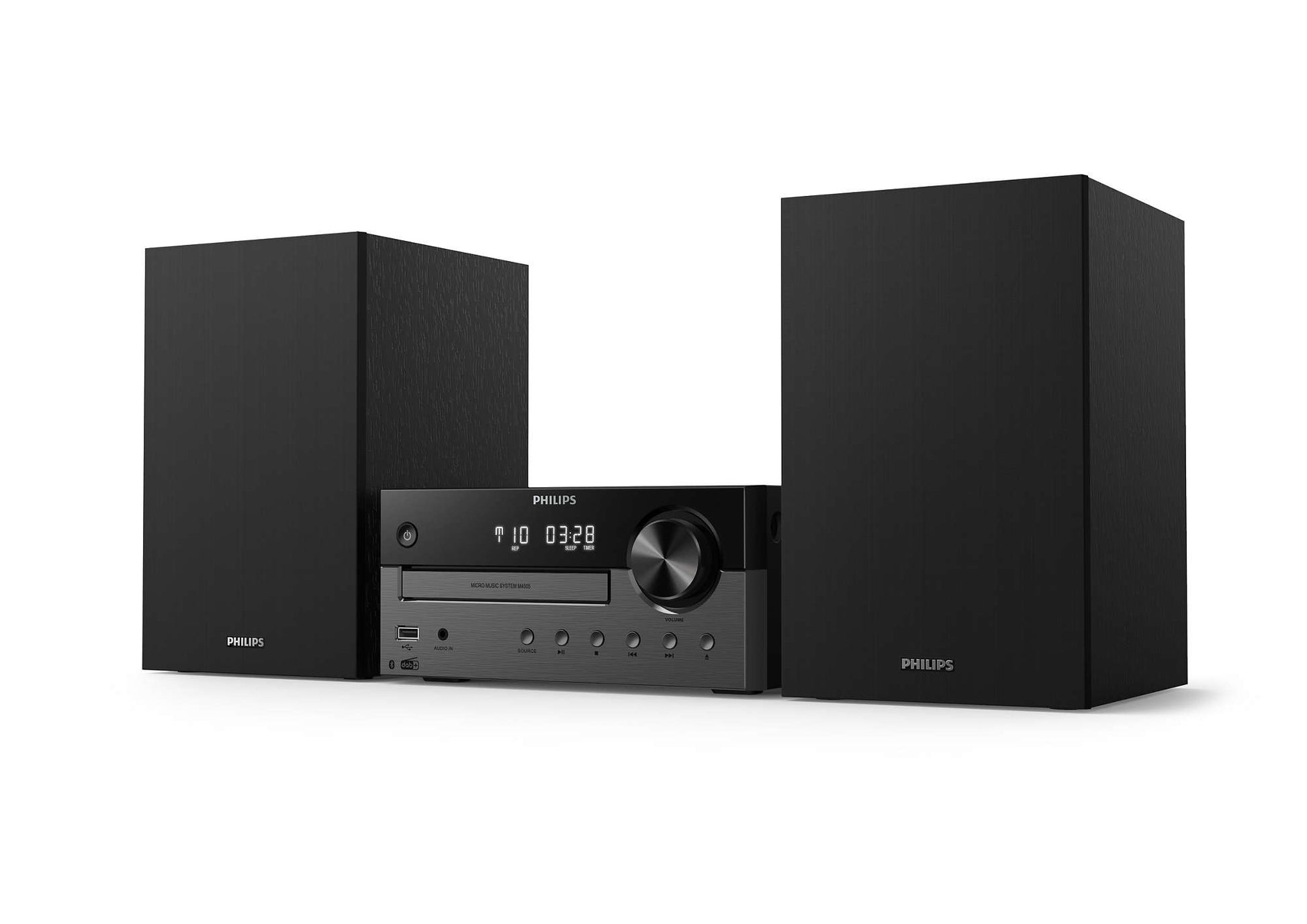 Philips TAM4505/12 – Micro-/HiFi-Anlage – DAB+, UKW, CD, USB – Schwarz