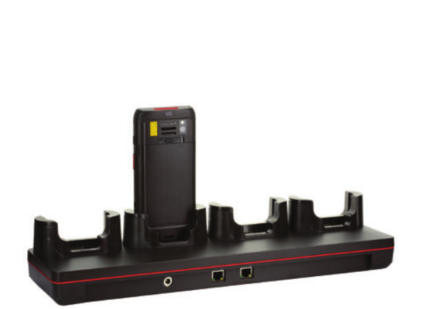 Honeywell Ethernet-Cradle, 4-fach, mit Netzteil, ohne Netzkabel – für CT40, mit Schutzboot