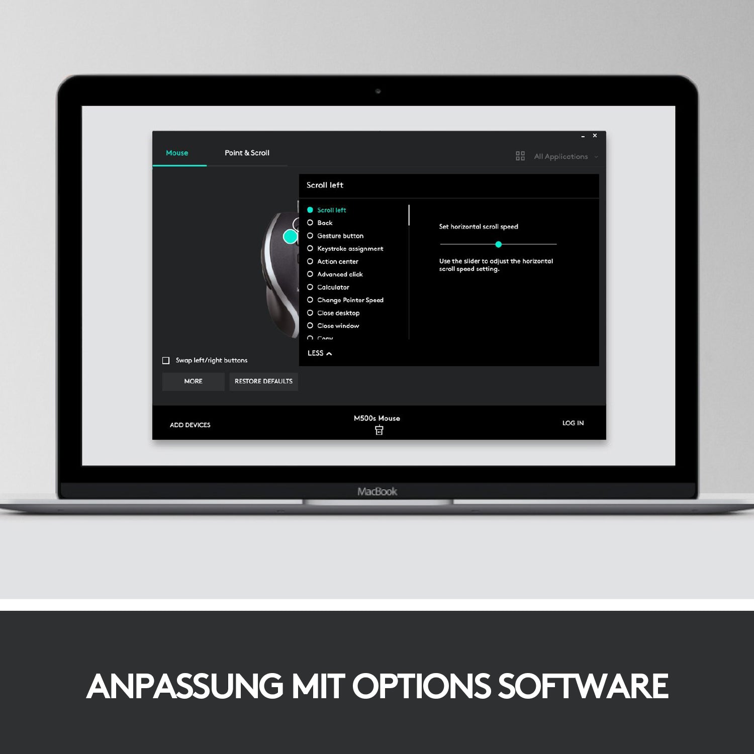 Logitech M500s – USB-A, Rechts