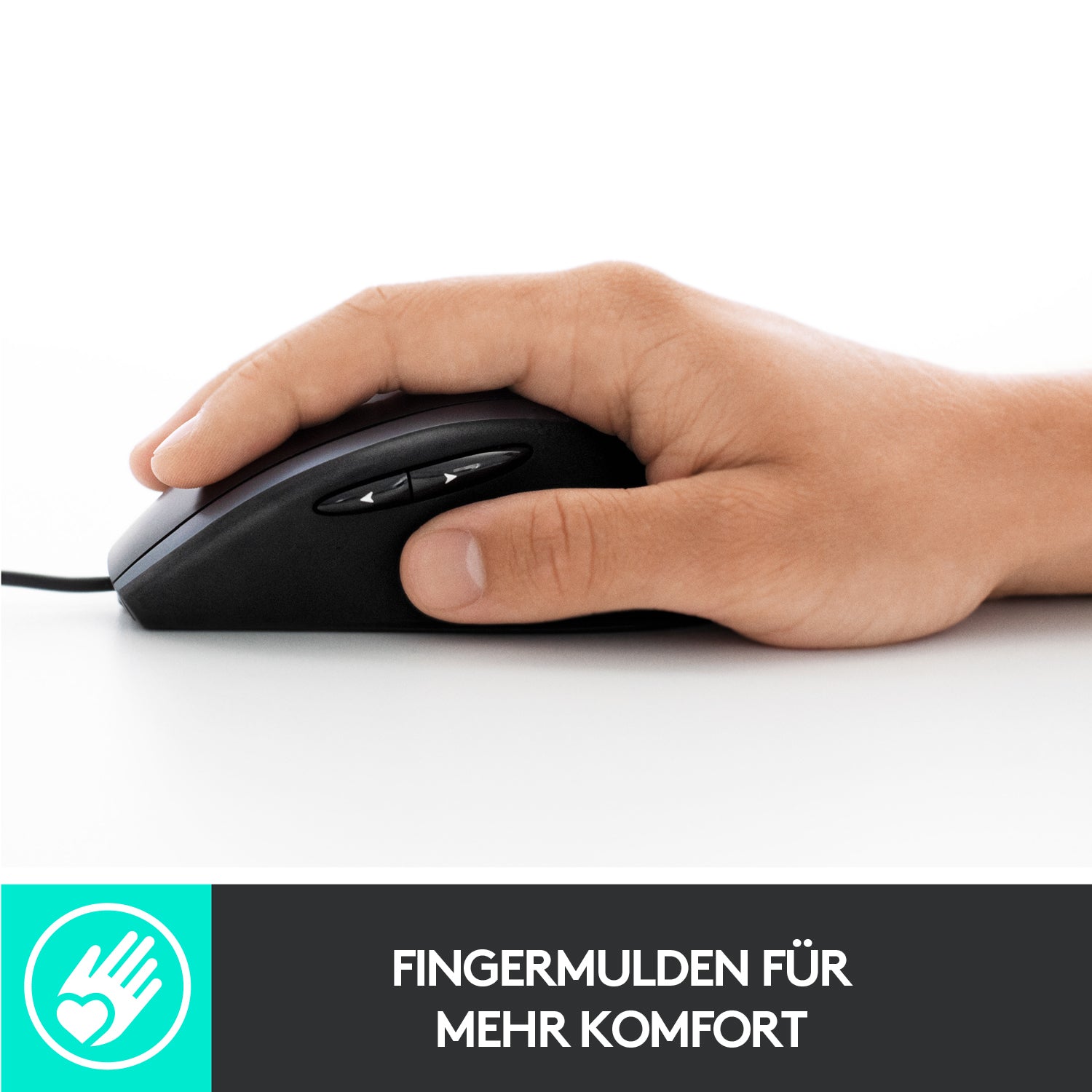 Logitech M500s Maus – kabelgebunden, schwarz