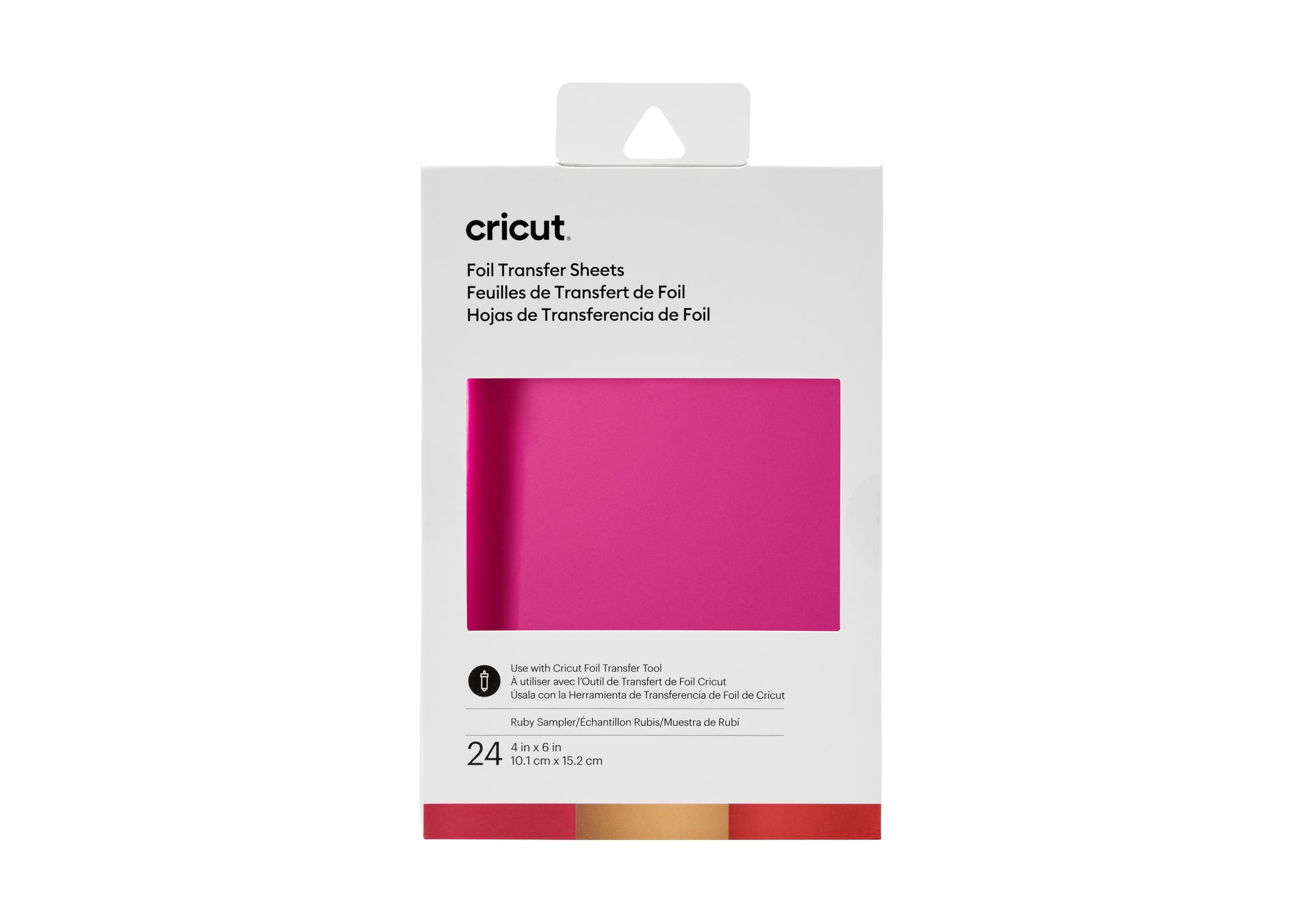 Cricut Transferfolie – 24 Blätter – Rosé – 101 × 152 mm – für Cricut Joy Schneideplotter