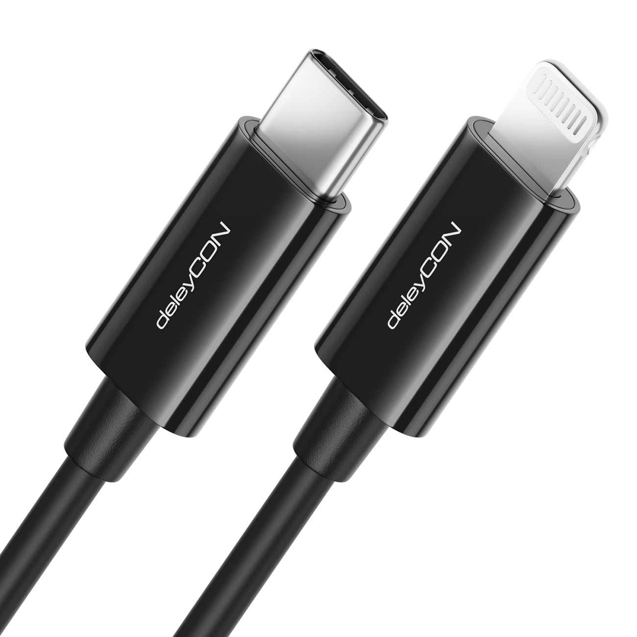 deleyCON Daten- & Ladekabel – USB-C auf Lightning 1 m, MFi zertifiziert – für iPhone/iPad
