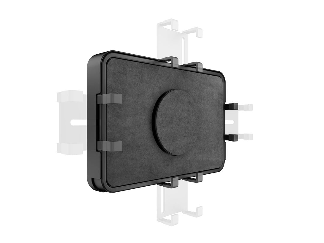 Multibrackets Tablet-Tischhalterung für iPad – bis 13", abschliessbar, VESA 75×75 – Schwarz
