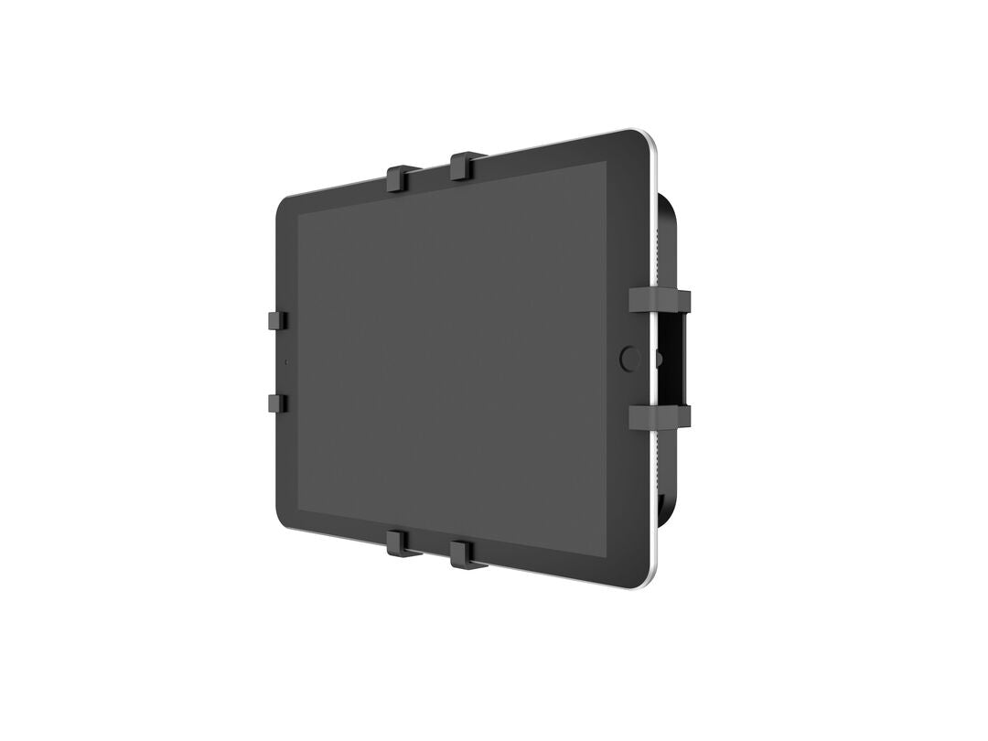 Multibrackets Tablet-Tischhalterung für iPad – bis 13", abschliessbar, VESA 75×75 – Schwarz