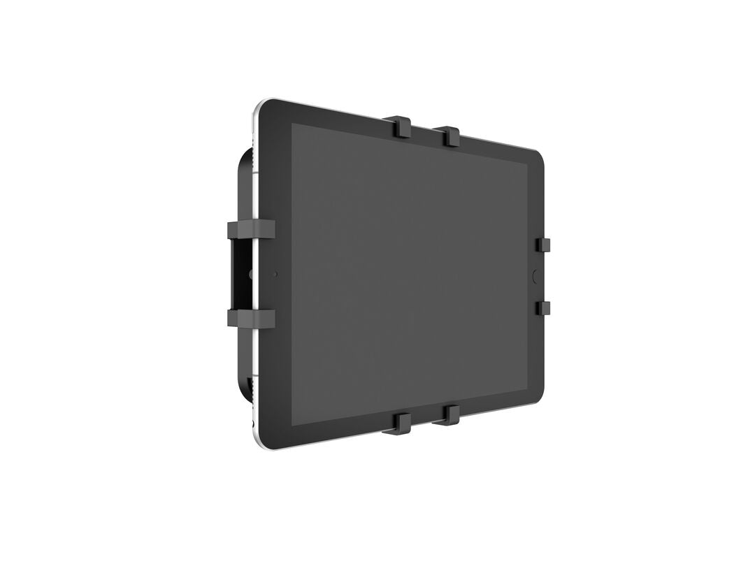 Multibrackets Tablet-Tischhalterung für iPad – bis 13", abschliessbar, VESA 75×75 – Schwarz
