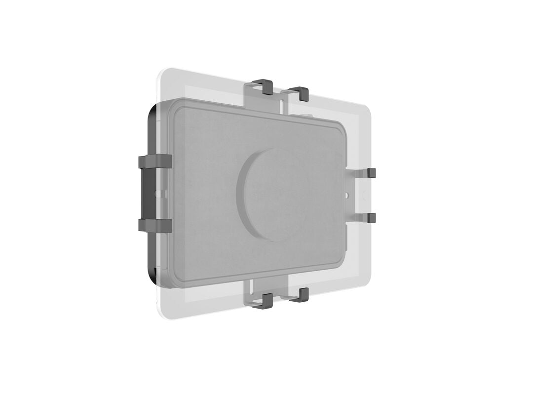 Multibrackets Tablet-Tischhalterung für iPad – bis 13", abschliessbar, VESA 75×75 – Schwarz
