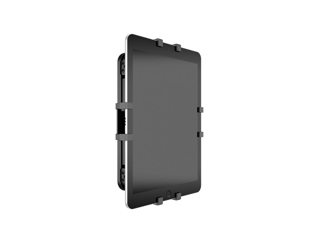 Multibrackets Tablet-Tischhalterung für iPad – bis 13", abschliessbar, VESA 75×75 – Schwarz