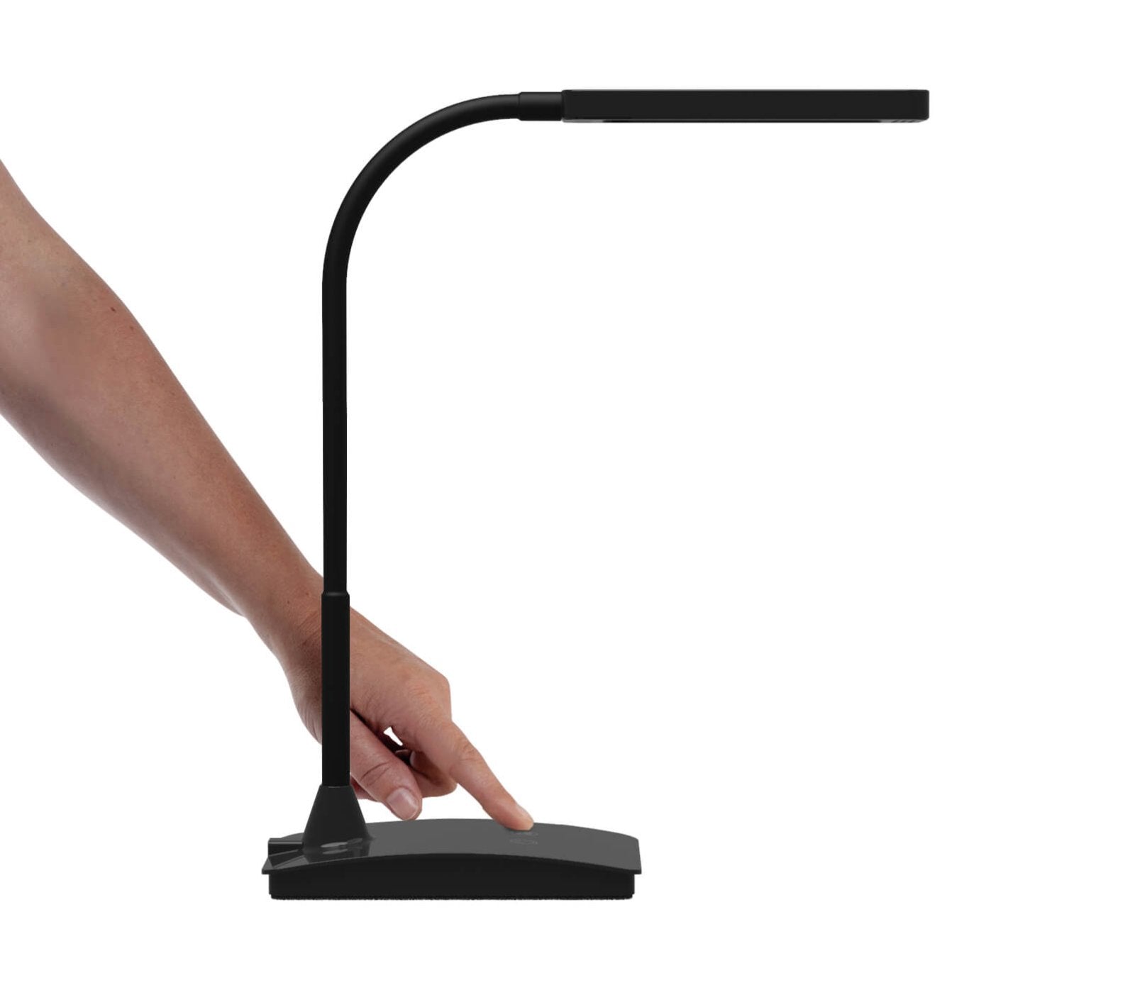 MAUL LED-Tischleuchte Pearly Colour Vario – 3-stufig dimmbar – 3000–6500 K – 616 lm 5 W – Schwarz