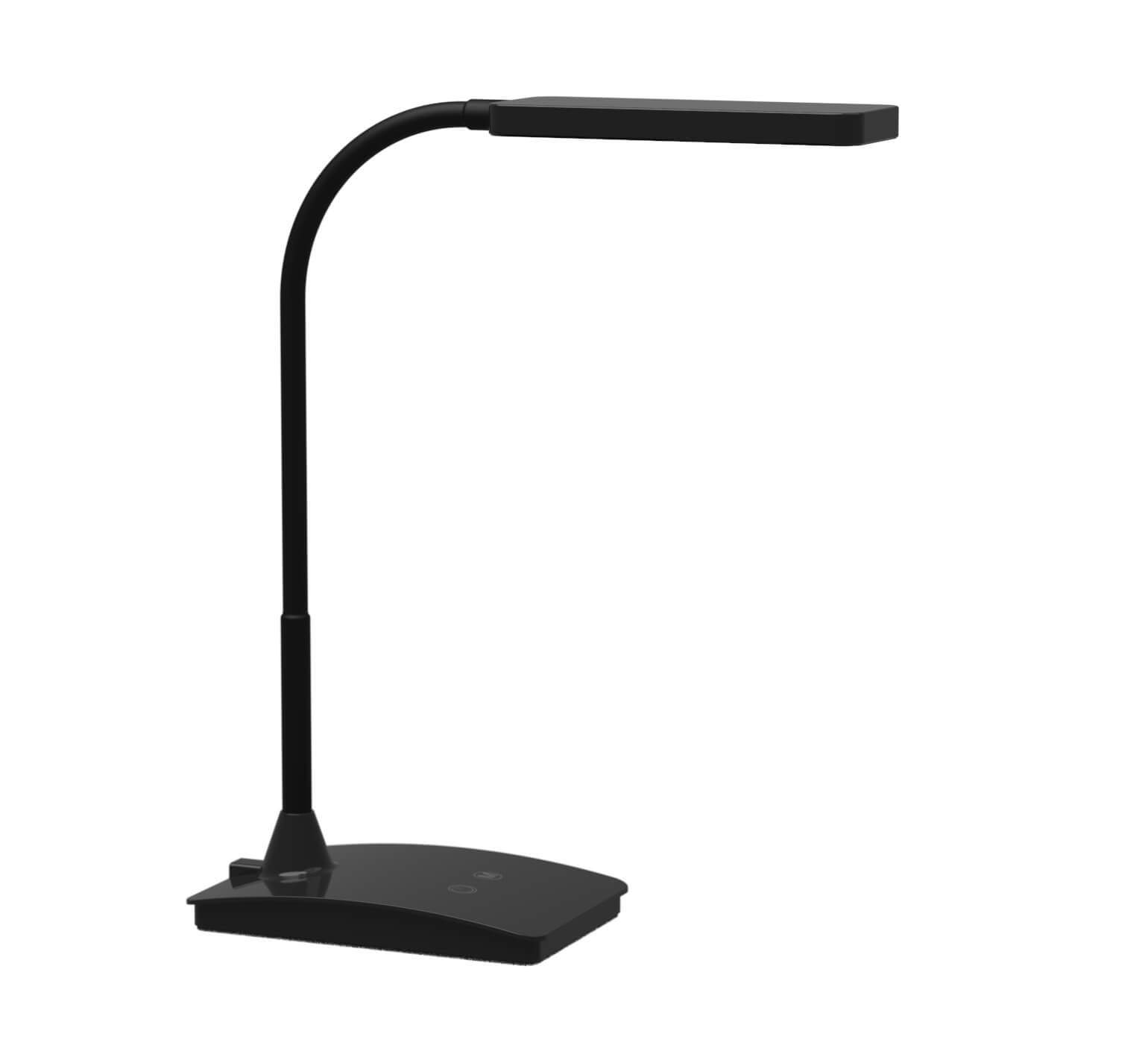 MAUL LED-Tischleuchte Pearly Colour Vario – 3-stufig dimmbar – 3000–6500 K – 616 lm 5 W – Schwarz