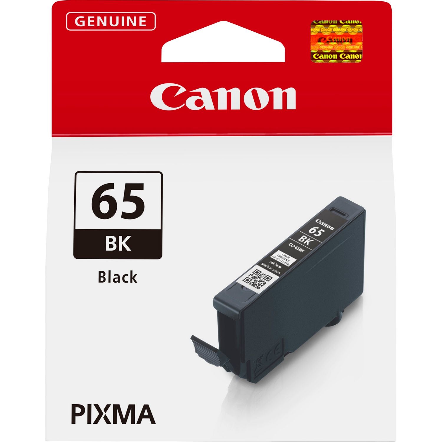 Canon CLI-65BK Schwarz Tintenpatrone (Original) – 12,6 ml – für PIXMA PRO-200