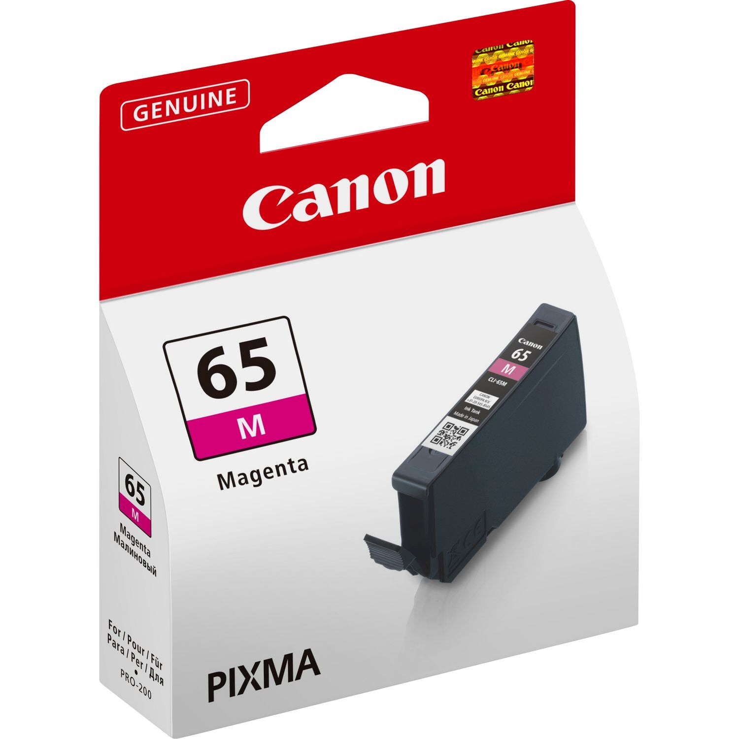 Canon CLI-65M Magenta Tintenpatrone (Original) – 12,6 ml – für Canon PRO-200