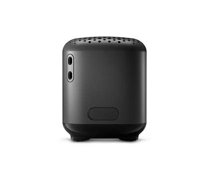 Philips TAS1505B/00 – Bluetooth-Lautsprecher – IPX7, 8 h Akku, 2,5 W, Bluetooth 5.0, Schwarz