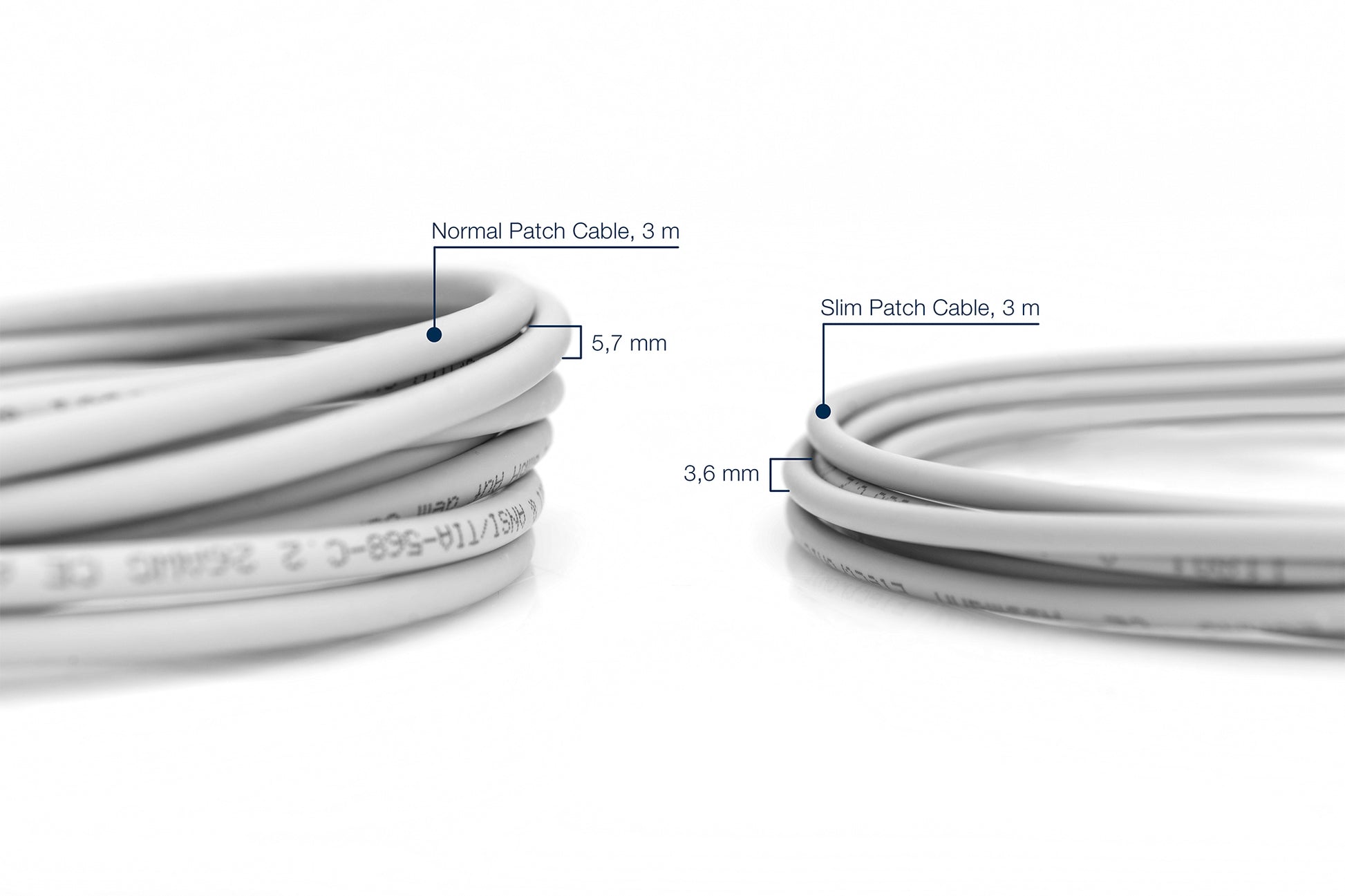 Digitus Cat 6 Patchkabel – 2 m, Grau, Flach, LSZH