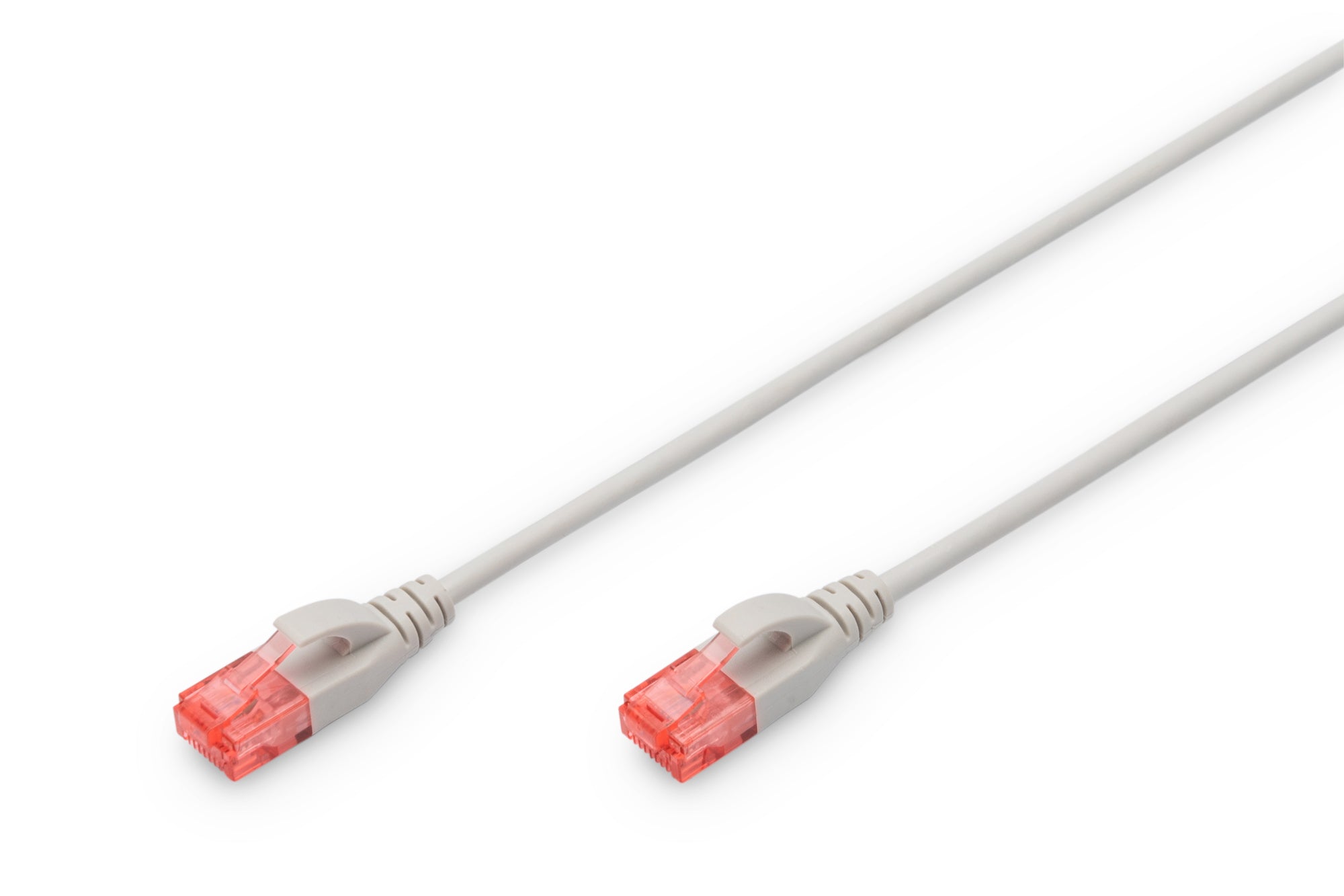 Digitus Cat 6 Patchkabel – 2 m, Grau, Flach, LSZH