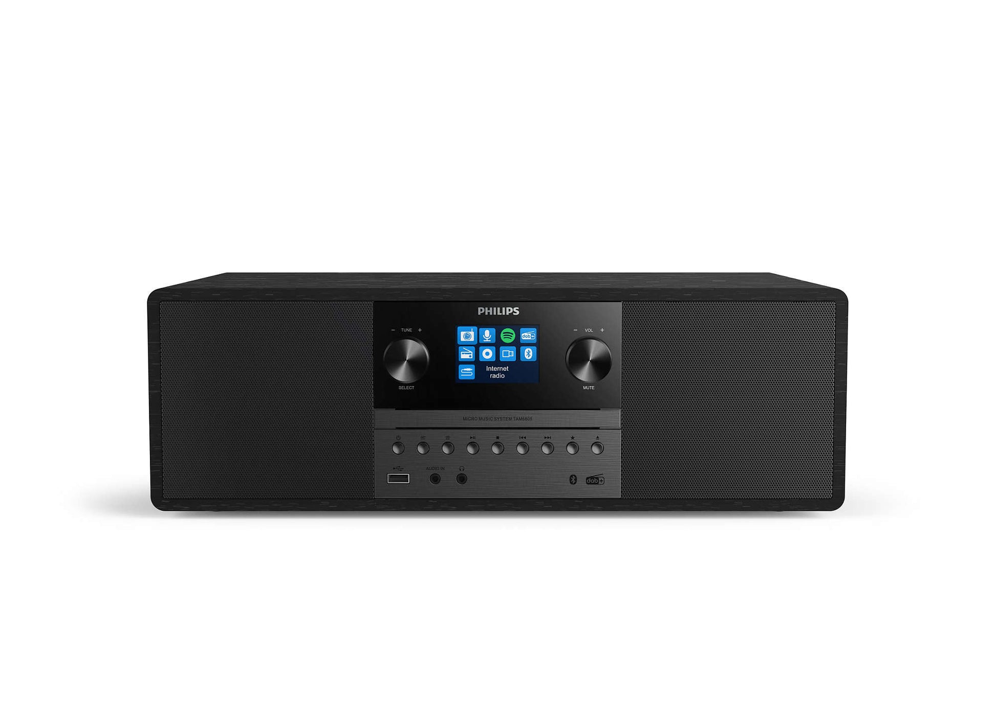 Philips TAM6805/10 – Micro-/HiFi-Anlage – DAB+, CD, Bluetooth, Spotify – Schwarz