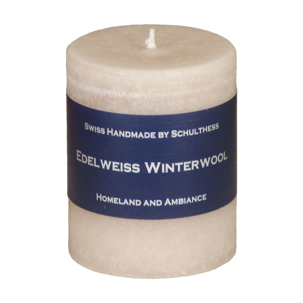 Schulthess Kerzenhandwerk Duftkerze – Winterwolle – Ø 7 × 8 cm