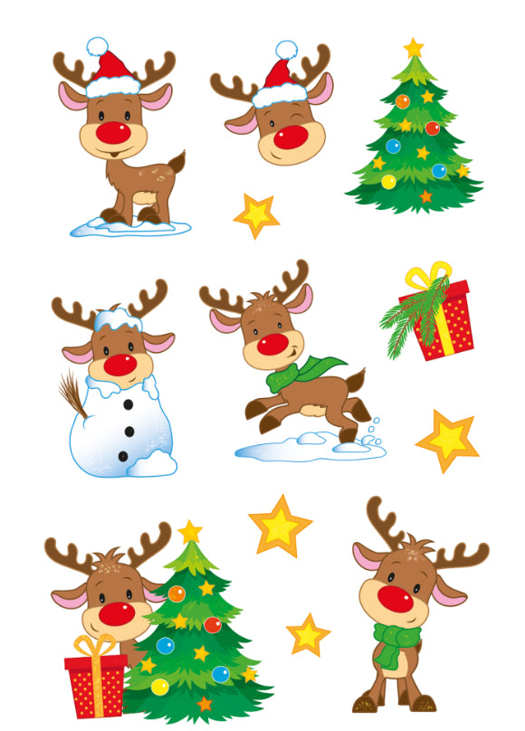 HERMA Sticker, Little Rudolph, mehrfarbig, 24 Stk