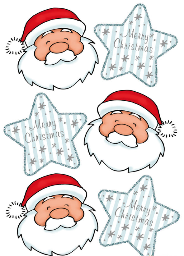 HERMA Schmucketiketten Decor Weihnachten – 84 × 120 mm – mehrfarbig – 18 Stk.