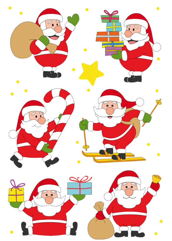 HERMA Geschenketiketten – Freund Nikolaus – 21 Etiketten – permanent, Papier – Bogen 84 × 120 mm